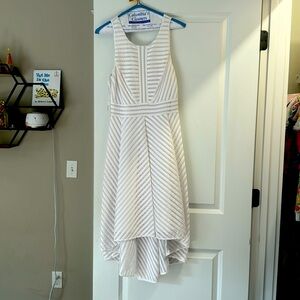 White Lilly high low white dress worn once perfect condition!